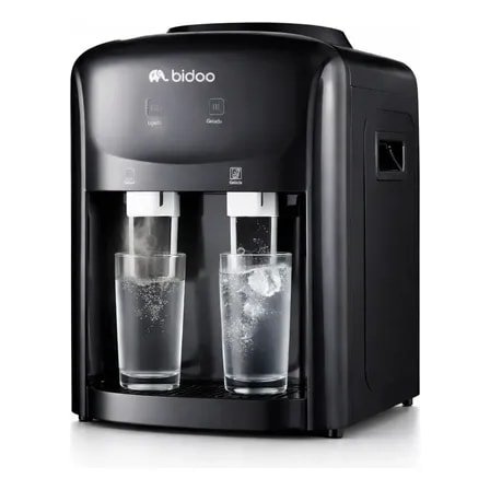 Imagem do Bebedouro Eletrico Bidoo Branco Preto 10l E 20l Bivolt Preto 127 220v
