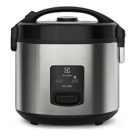 Imagem do Panela De Arroz Eletrica Electrolux Por Rita Lobo 3 5l Inox Efficient 2 Em 1 Erc20 127v 60hz