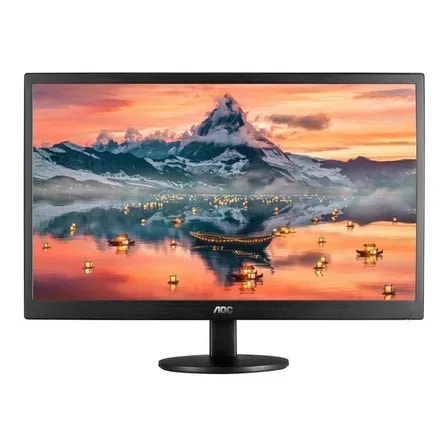 Imagem do Monitor Aoc E970swnl Led 18 5 Hd Preto 60hz Antirreflexo
