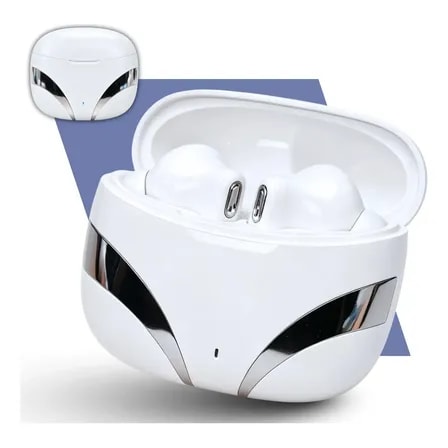 Imagem do Fone De Ouvido Jskj Ad Kcs25 Branco Tws Sem Fio Bluetooth 5 4 Branco