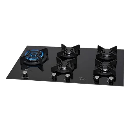 Imagem do Cooktop 5 Bocas Infinity Mesa Vidro Temperado Biv Fischer Preto 127 220v