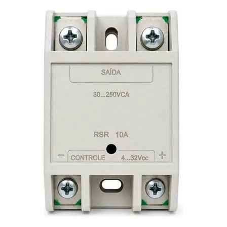 Imagem do Rele De Estado Solido 10a Ssr 10da Controle 3 32vdc 110 220v 127 220v