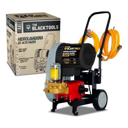 Imagem do Lavadora De Alta Vazao 220v 1cv 745w 350psi Motor Inducao Cinza 220v 60hz