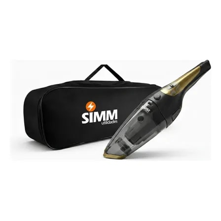 Imagem do Aspirador De Po E Agua Sem Fio Portatil Turbo Potente Dourado Escuro 127 220v