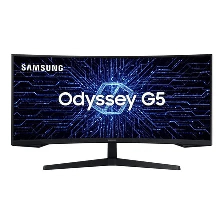 Imagem do Monitor Gamer Samsung Odyssey G5 34 Ultrawide 165hz 1ms Hdr10 Hdmi Freesync Premium