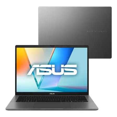 Imagem do Notebook Asus Vivobook Ia Pc S14 S3407ca Intel Core Ultra 5 225h 16gb Ram 1tb Ssd Windows 11 Tela 14 Led Fhd Gray Ly114w