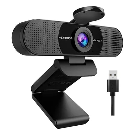 Imagem do Emeet C960 Webcam 1080p Camera Para Pc Streaming Microfone Full Hd Video Conferencia