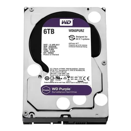 Imagem do Interno Western Digital Wd Purple Wd60purz 6tb Purpura