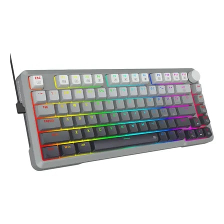 Imagem do Teclado Mecanico E Yooso Hz82 8k Rgb 75 Switch Magnetico Cinza Ingles Us