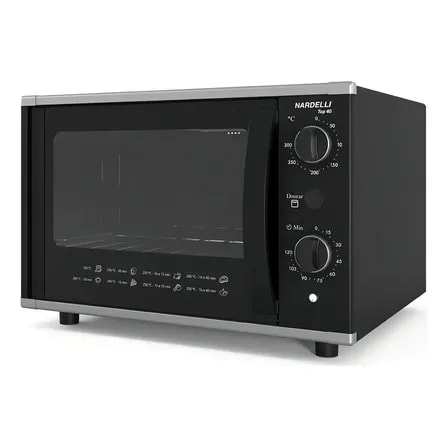 Imagem do Forno Eletrico De Bancada Nardelli Top 40 L Com Grill E Termostato 220v Preto