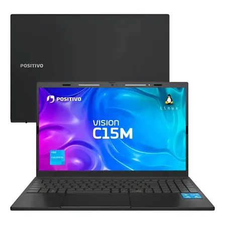 Imagem do Notebook Positivo Vision C15m 8gb 256gb 15 6 Fhd Linux Cinza