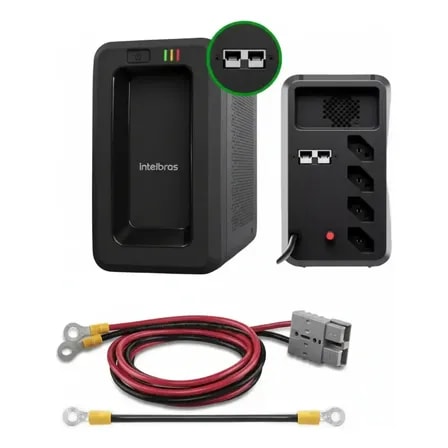 Imagem do Nobreak Intelbras 600va Bivolt Engate Para Bateria Externa Preto