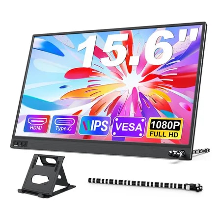 Imagem do Monitor Portatil 15 6 Monitor Pc 1080p Tpye C Mini Hdmi