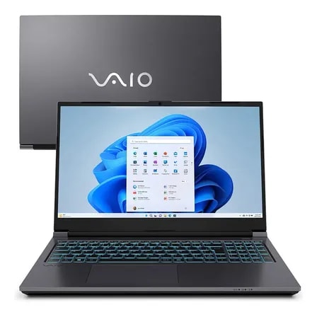 Imagem do Notebook Vaio Fh15 I7 Windows 11 32gb 1tb Rtx 4050 15 6 Fhd Cinza Escuro