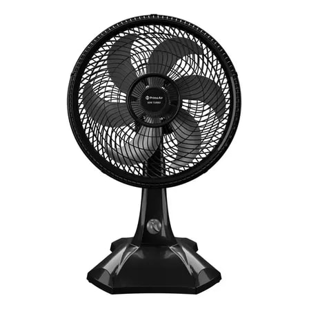 Imagem do Ventilador Prime Air 60w Grade De 36cm Avte300 Estrutura Preto Pas Preto Material Das Pas Plastico Quantidade De Pas 6 127v