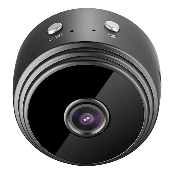 Imagem do Mini Camera Espia Hd 1080p Wi Fi Hidvcam Com Visao Noturna Preta Vigilancia Discreta