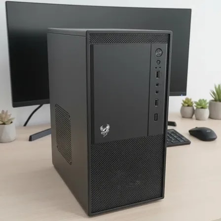 Imagem do Gabinete Office Fnx Com Fonte 200w Micro Atx E Itx Usb 1 0 Preto
