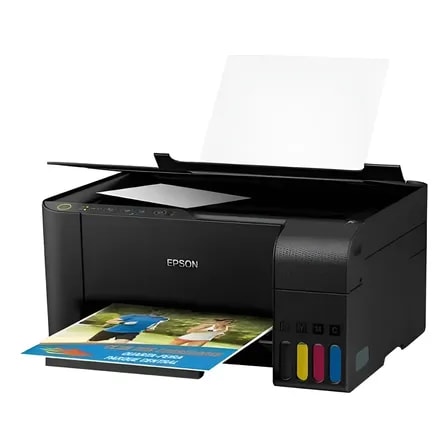 Imagem do Impressora Multifuncional Ecotank Colorida Epson L3250 220v Preto 127 220v