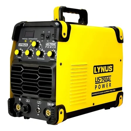 Imagem do Maquina De Solda Inverter Lynus Lis 250al Power Amarela E Preta 50hz 60hz Amarelo Preto 220v
