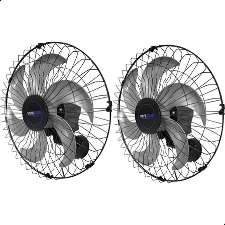 Imagem do Kit 2 Ventilador Parede 50cm Superturbo 2 Rolamentos 200w