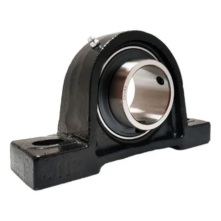 Imagem do Mancal Pedestal P211 Com Rolamento Uc 211 Para Eixo De 55mm