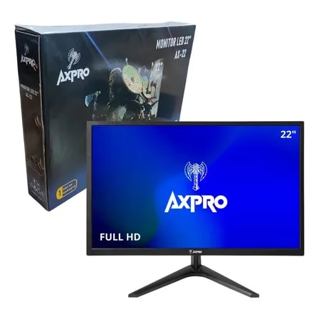 Imagem do Monitor Gamer 22 Axpro 75hz Resolucao Hd Furacao Vesa Bivolt Bivolt