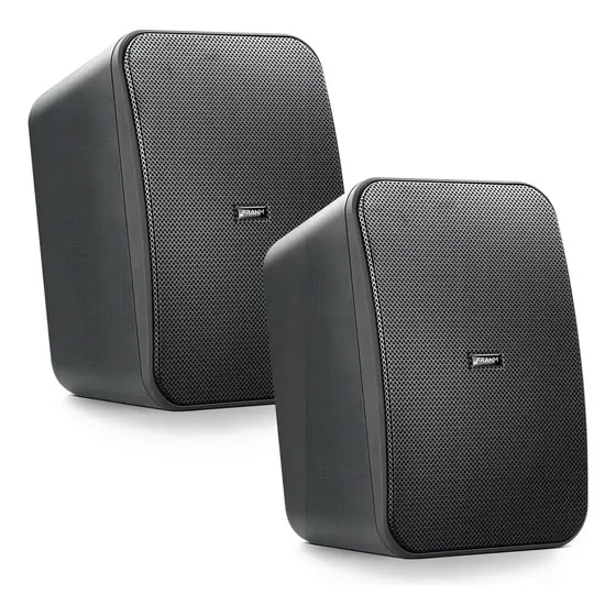 Imagem do Par Caixa De Som Ambiente Passiva Cs5 Outdoor 80w Rms Frahm Cor Preto