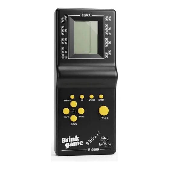Imagem do Video Game Portatil De Bolso 9999 Jogos Classicos Cobra Tetris Retro Tela Lcd Bateria Recarregavel Diversao Infinita Cor Sortida Brinquedo Infantil