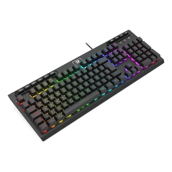 Imagem do Teclado Redragon Aditya Rgb Membrana Abnt2 Full Size Preto Idioma Ingles Us
