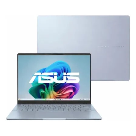 Imagem do Notebook Asus Vivobook S14 Copilot Pc Ultra 7 32gb 1tb W11 H Mist Blue