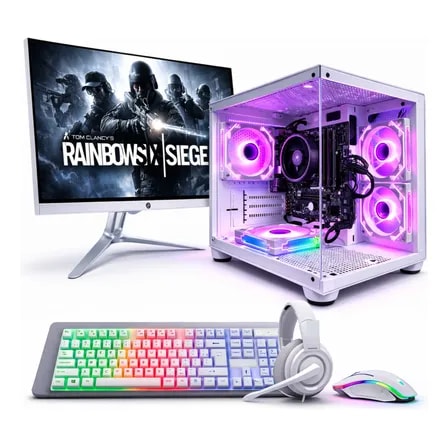 Imagem do Pc Gamer Completo Ryzen 7 5700g Wifi Monitor 100hz Ssd 480 Gb 16 Gb Memoria Ram Kit Gamer Roda Liso Jogo