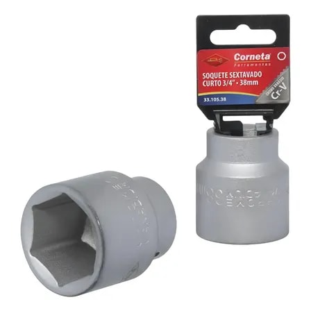 Imagem do Chave Soquete 38mm Pito Sextavado Enc 3 4 N 38mm Corneta