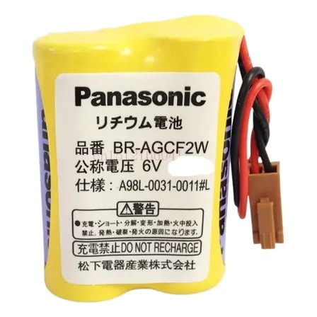 Imagem do Bateria Cnc Fanuc Br Agcf2w Plug Marrom