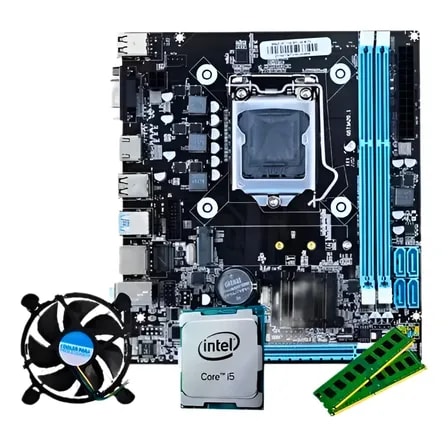 Imagem do Kit Processador I5 4570 Placa H81 1155 8gb Ddr3 1600mhz Preto