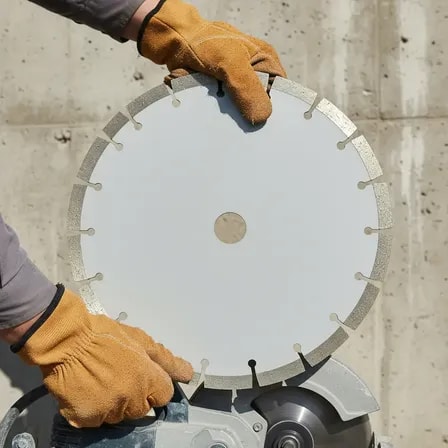 Imagem do Disco Diamantado Segmentado 230mm 9 Polegadas Para Concreto Cinza