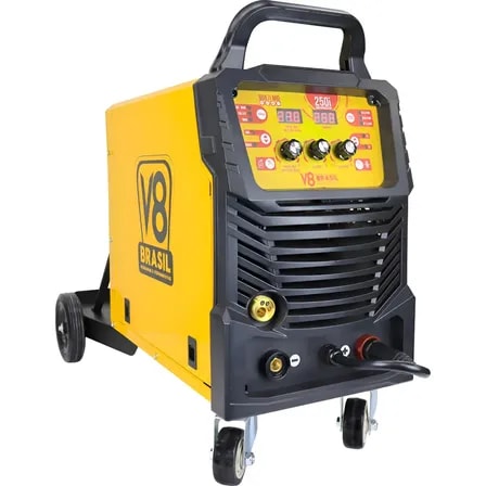 Imagem do Maquina De Solda Multiprocesso 250a 250i V8 Brasil Amarelo 220v
