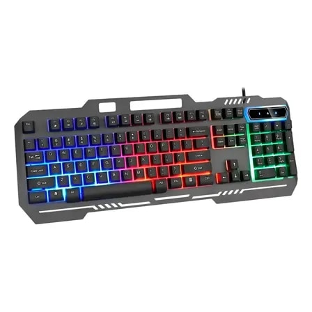 Imagem do Teclado Gamer Aportex Led Rgb Abnt2 Brasil Design Ergonomico