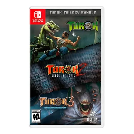 Imagem do Turok Trilogy Nintendo Switch Midia Fisica Acao Aventura