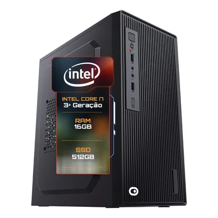 Imagem do Computador 2eletro Speed Intel Core I7 16gb Ram Ssd 512gb Hdmi Bivolt Audio Hd Cd2e 0107sp 512 Gb 16 Gb Intel Hd Graphics