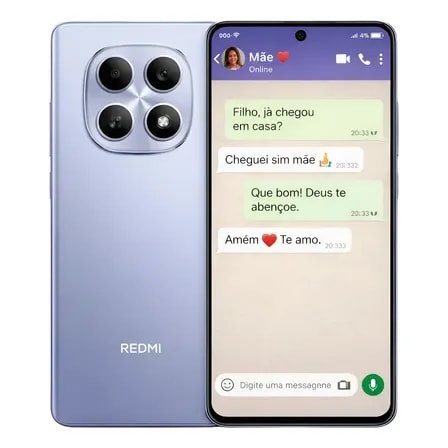 Imagem do Celular Xiaomi Redmi Note 15 256gb 8gb Ram Lancamento 2026 L Lilas