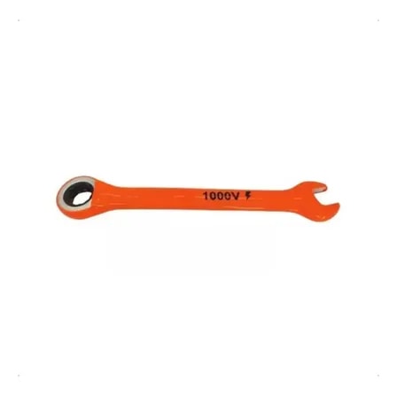 Imagem do Chave Combinada Catraca 13mm Isolada 1000v Mlv Aco Cromado Laranja Escuro