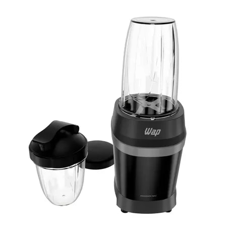 Imagem do Liquidificador Portatil Blender Pro Turbo 700w Preto E Prata 220v Wap