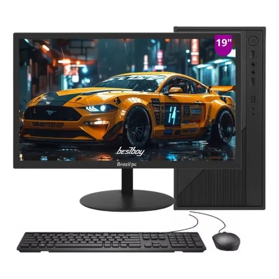 Imagem do Computador Completo Intel I5 8gb Ram Ssd 240 Monitor 19