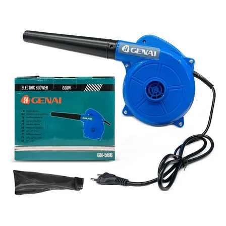 Imagem do Soprador Aspirador De Folhas Eletrico 800w Motor Cobre 220v Azul 220v