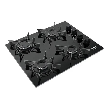 Imagem do Cooktop Electra Plus 4q Pto Preto 127 220v