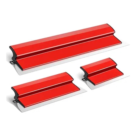 Imagem do Kit Desempenadeira Massa Corrida Aco Inox 25cm 40cm 60cm