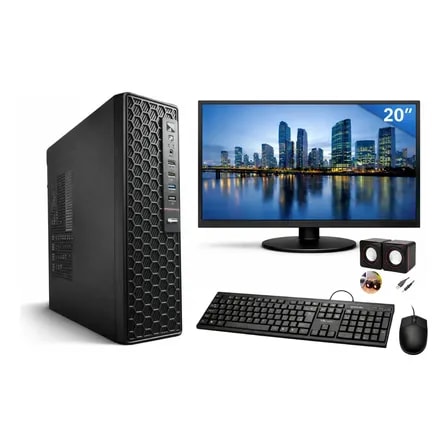 Imagem do Computador Completo Slim Intel I5 3a 16gb Ssd 240 Windows 11 Integrada