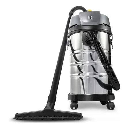Imagem do Aspirador De Po E Agua Profissional Karcher Nt 3000 Tanque De Inox 30 L 1600 W Prateado Cinza 127v