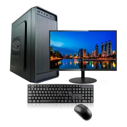 Imagem do Computador Pc Intel Core I5 4gb Hd 500gb Slim Monitor De 19 500 Gb 4 Gb