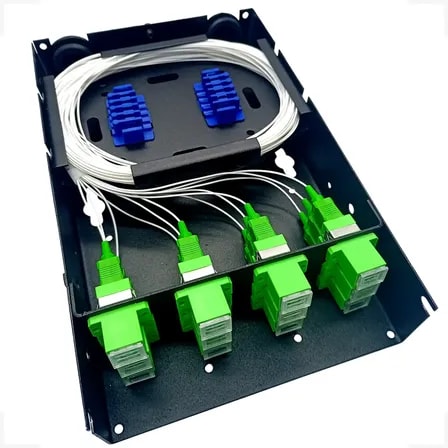 Imagem do Distribuidor Interno Optico Mini Dio 12fo Completo Sc Apc Sm Fs190m New